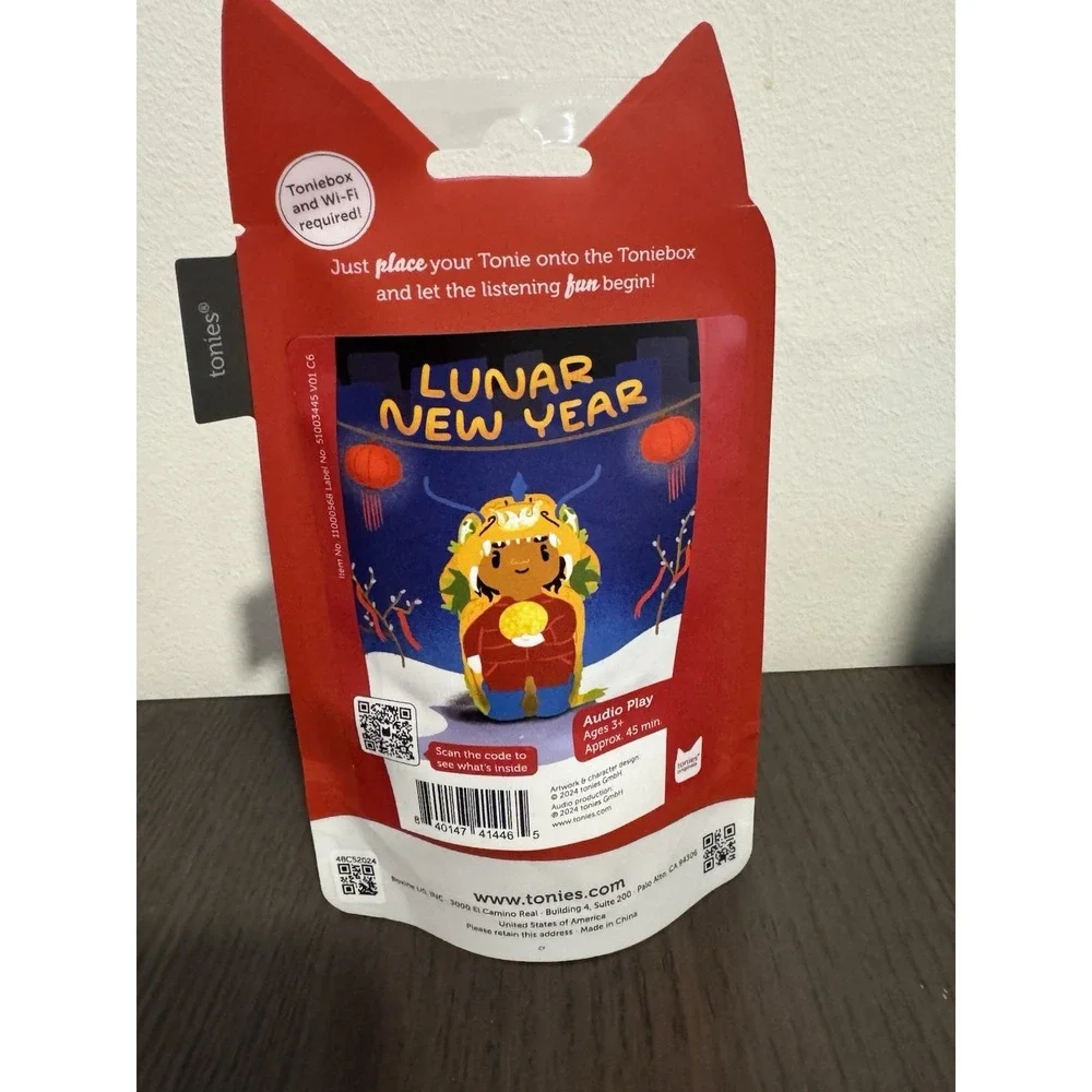 Tonies Lunar New Year Audio Toy‎ Figurine Rare HTF